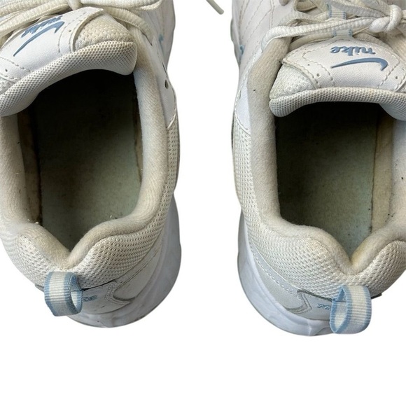 Nike Women's View II Walking Sneakers White/Ice Rolling Rail Blue Size 9 - Picture 8 of 16